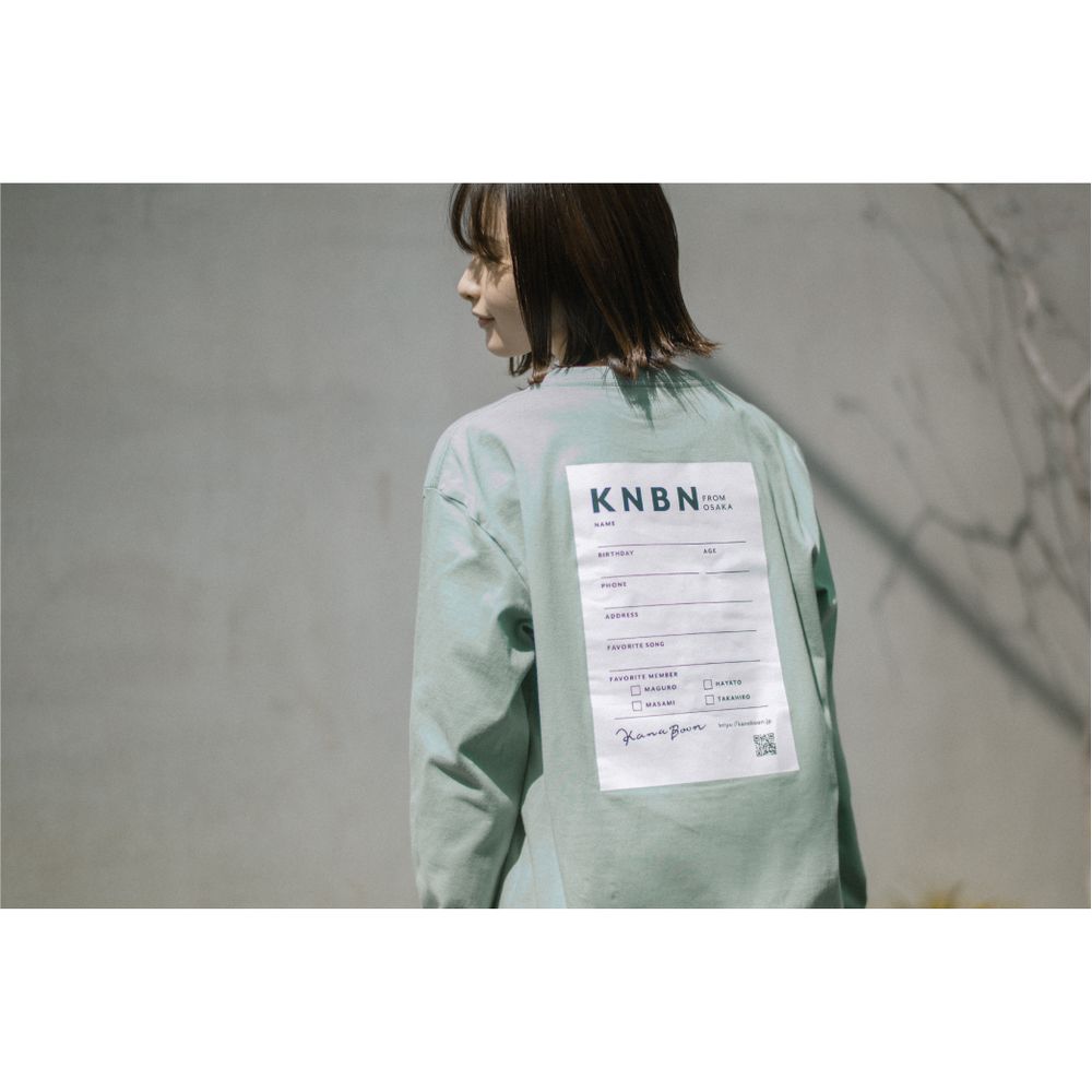 KNBN PROFILE TAG ロングスリーブTシャツ